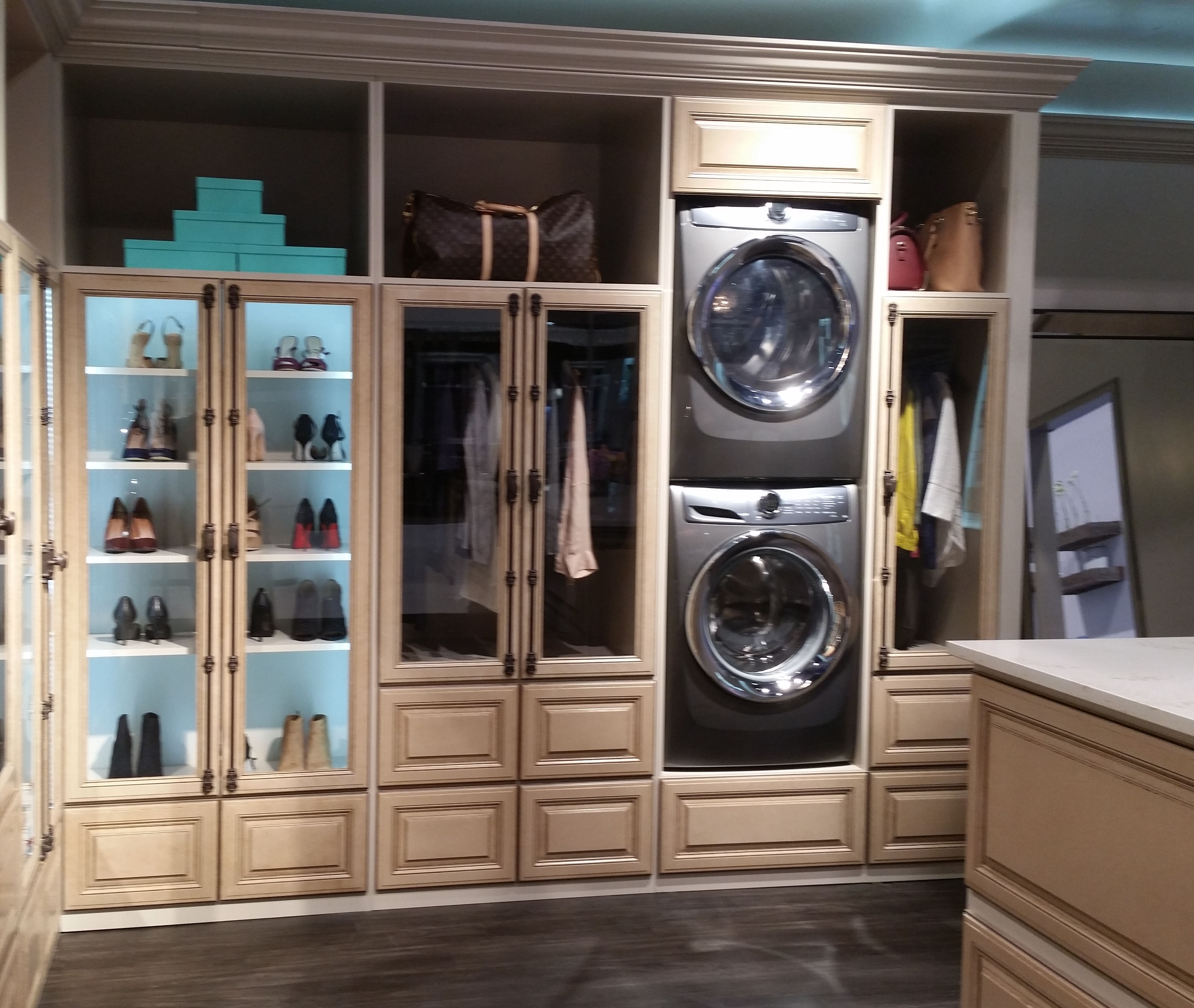 Master Closet Laundry | Central Kitchen & Bath Design Studio