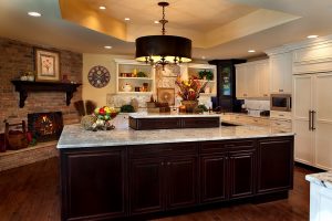 Orlando, Traditional Black and White Kitchen After 2
