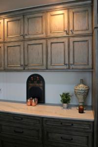 Winter Garden, Grey with Distressed Island 04