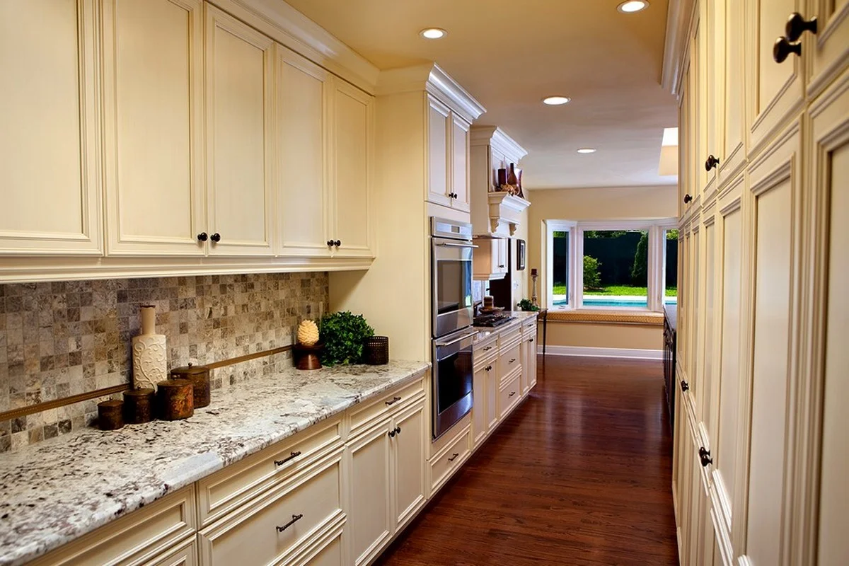 Orlando, Traditional Black and White Kitchen After 1